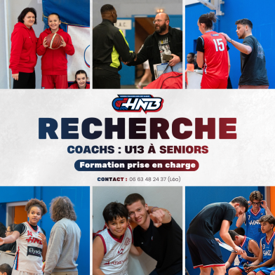 🚨 RECHERCHE COACHS : U13 À SENIORS 🚨