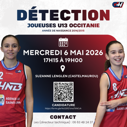 🚨DÉTECTION U13 FILLES OCCITANIE🚨